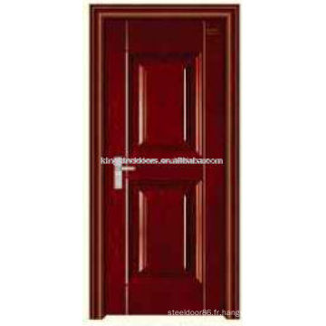 Meilleure vente de Chine en acier porte en bois JKD-912(Z) pour porte d’intérieur en acier